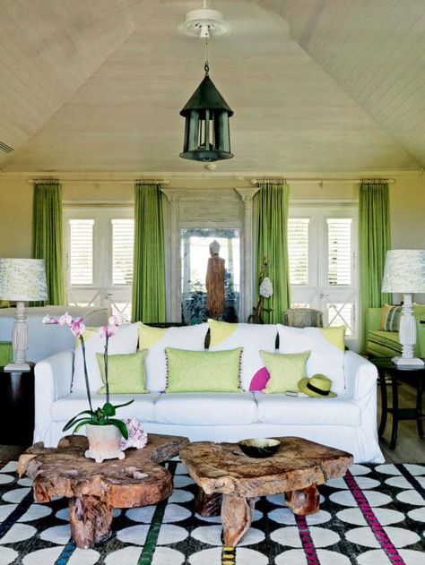 Burnt Orange Living Room, Colourful Interiors, French Window, Outdoor Sitting, Kit Kemp, House Family, Australian Landscape, Living Room Orange, Vogue Living