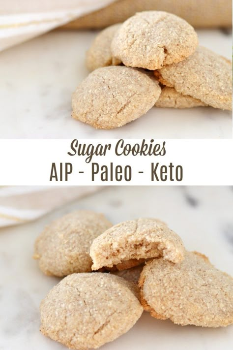 Sugar Cookies (AIP/Paleo/Keto) * Lichen Paleo, Loving AIP Aip Sweets Easy, Aip Treats Easy, Aip Cookie Recipe, Aip Holiday Recipes, Aip Christmas Recipes, Tigernut Recipes, Aip Sweets, Aip Cookies, Aip Snacks