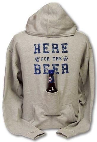 Beer Hoodie ($15) | 20 Fun Gifts For Beer Lovers Garden Outfit, Beer Hoodie, Beer Christmas, Gifts For Beer Lovers, Create Memories, I'm With The Band, Hoodie For Men, Pocket Hoodie, The Beer