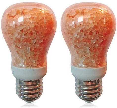 A product of the Himalayan Glow Collection, this pure pink salt light bulb is a great accent and decorative addition to home and office spaces. It operates the same as any led bulb. These Himalayan Pink salt lamps are manufactured as an LED bulb with purest natural salt in the world encased around it. Because of this precise design, the bulb can emit a beautiful warm amber glow. Pink Himalayan Salt Lamp, Pink Salt Lamp, Salt Light, Salt And Light, Salt Lamp, Dimmable Led Lights, Himalayan Pink Salt, Pink Salt, Light Bulb Types