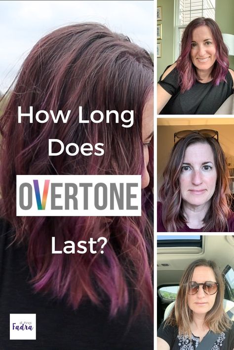 So you've decided to have a little fun with your color. After you pick your shade, the bigger question is how long does Overtone last? Purple Overtone On Brown Hair, 30 Volume Developer On Dark Hair, Overtone Pink On Brown Hair, Overtone Purple On Brown Hair, Overtone On Brown Hair, Overtone Before And After Brunette, Overtone Before And After, Overtone Hair Color, Red Hair Fade