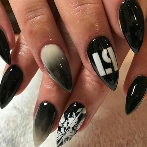 @jennikrez13 got these Linkin Park Nails! "AWESOME!" Shinedown Nail Art, Linkin Park Nails, Metalhead Nails, Linkin Park Tattoo Ideas, Lp Wall, Chester Bennington, Grunge Makeup, Dream Nails, Linkin Park