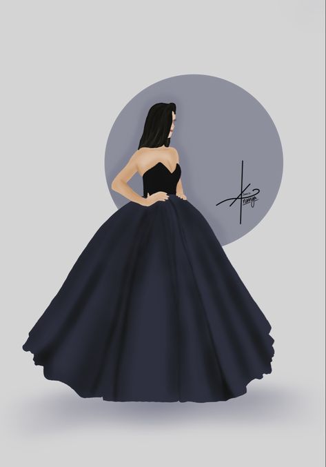 Gown Dress Design, Black Ball Gown, Coding Apps, Dress Design Drawing, Cartoon Photo, Berry Ave, Book Art Diy, Fashion Design Drawings, Black Gown