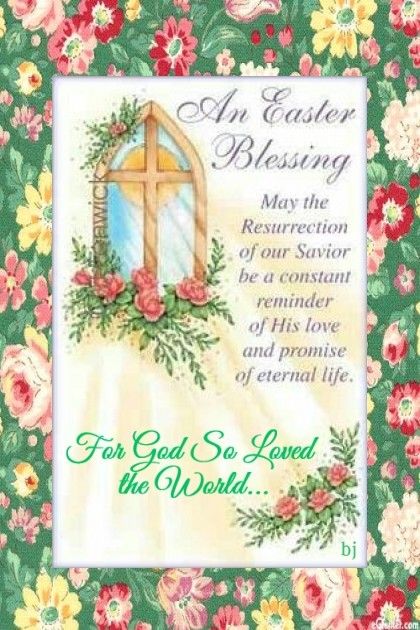 An Easter Blessing from jacksondobe - trendme.net Easter Friday Blessings, Easter Sunday Blessings, Easter Bible Quotes, Easter Speeches, Easter Inspirational Quotes, Holly Week, Easter Verses, Happy Resurrection, Holiday Blessings