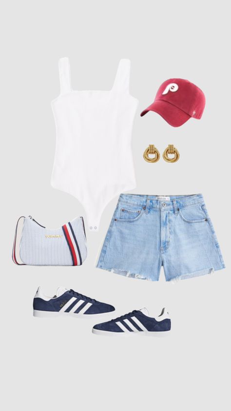 #phillies #gophillies #mlboutfit #outfitinspo #baseballgameoutfit #baseballoutfit Phillies Game Outfit, Phillies Game, Game Outfit, Baseball Outfit, Too Good To Be True, Your Crush, Gaming Clothes, A Pic, Olivia Rodrigo