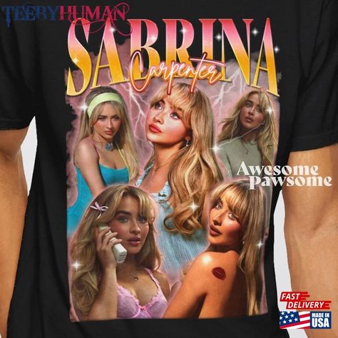 Retro Sabrina Carpenter T-Shirt Vintage 90S Bootleg Rap Tee 2024 Tour Hoodie Sweatshirt Check more at https://teebyhuman.com/product/retro-sabrina-carpenter-t-shirt-vintage-90s-bootleg-rap-tee-2024-tour-hoodie-sweatshirt/ Face Print, Rap Tee, Music Love, Sabrina Carpenter, Hoodie Sweatshirt, Unisex Sweatshirt, Vintage 90s, Rap, Graphic Tees