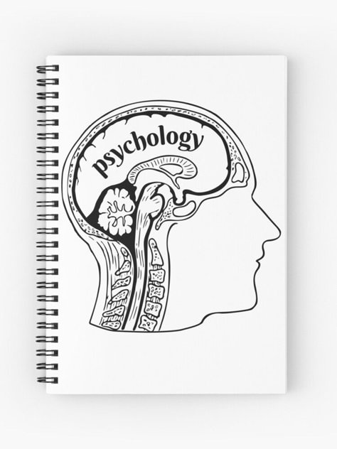 Available on redbubble Gifts for psychologists, psychology student aesthetic, psychology major, dark academia, school psychologist, anatomy, brain, cognitive science Psychology Related Decoration, Psychology Notebook Cover Design, Psychology Drawing Easy, Psychology Doodle Art, Psychology Book Cover Design, Cognitive Psychology Aesthetic, Cover Page For Psychology Project, Psychology Drawing Illustrations, Psychology Practical File Cover Design