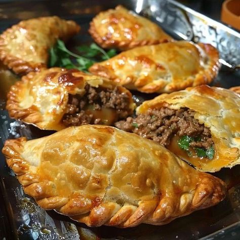 Brunch with BaBs Lovers | Looking for a crowd-pleasing appetizer | Facebook Cheese Empanadas Recipe, Homemade Empanadas, Beef Empanadas Recipe, Cheese Empanadas, Cooking With Ground Beef, Empanadas Dough, Beef Empanadas, Empanadas Recipe, Homemade Beef