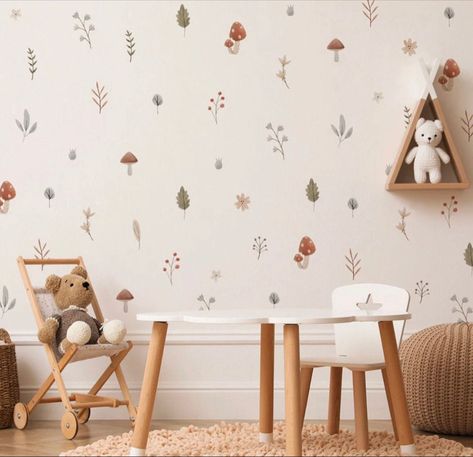 Woodland wall stickers 1 sheet per order  Each sheet contains 23 stickers/decals none refundable item Woodland Wall Decals, Birds Stickers, Woodland Stickers, Geometric Decals, Kids Room Wall Stickers, Floral Wall Decals, Woodland Wall, Small Wall Art, Flower Wall Decals