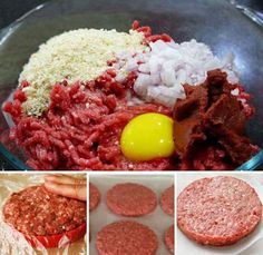 Homemade Hamburger Patties Homemade Burger Patties, Homemade Hamburger Patties, Burger Patty Recipe, Hamburger Recipes Patty, Beef Patties, Homemade Hamburger, How To Cook Burgers, Homemade Hamburgers, Homemade Burgers