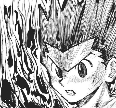 Gon Freecss Black And White, Hunter X Hunter Manga Gon, Gon Freecss Manga, X Hunter, Gon Freecss, Amazing Lego Creations, Bleach Manga, Manga Icons, Manga Pages