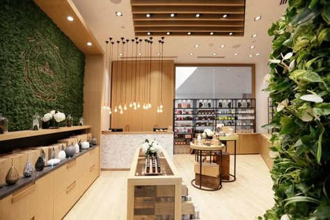 Saje Natural Wellness by Jennifer Dunn Design, Ontario – Canada » Retail Design Blog Herbal Store, Wellness Store, Retail Interior Design, Pharmacy Design, Retail Store Design, Retail Design Blog, Retail Interior, Store Design Interior, Store Interior