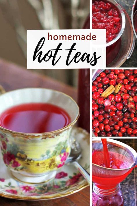 Flavored Tea Recipes, Summer Tea Recipes, Tea Recipes Loose Leaf, Healthy Teas Recipes, Hot Teas, Homemade Tea Recipes, Hot Tea Recipes, Boba Tea Recipe, Tea Blends Recipes