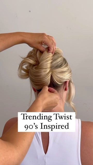 90s Bun Updo, 90s French Twist, 90s Twist Bun, French Twist Updo Wedding, Messy French Twist Updo, French Twist Updo Tutorial, Modern French Twist Updo, Bridal French Twist, 90s Updo Hairstyles