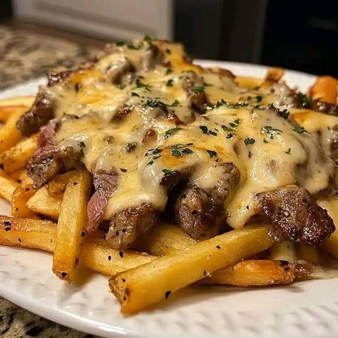 Totchos Recipe, Cheese Fries Recipe, Braised Short Ribs Recipe, Chicken Parmesan Recipe Easy, Chicken Cordon Bleu Recipe, Philly Steak, Homemade Meatloaf, Crispy Fries, Quick Pasta Recipes