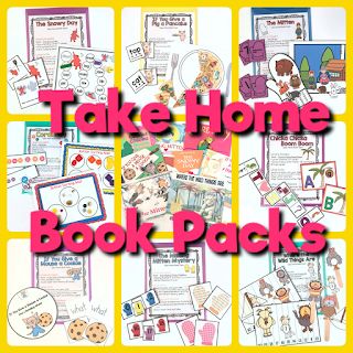 Take Home Literacy Bags Preschool, Take Home Book Bags First Grade, Take Home Kits Preschool, Preschool Concepts, Literacy Bags, Literacy Activities Preschool, Elementary Books, Parent Involvement, Primary Resources