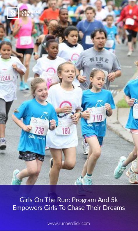 Girls on the Run: The Program & 5k that Empowers Girls to Chase Their Dreams Running Community, Runner Training, Girls On The Run, Running Group, Runners Workout, Fitness Tips For Women, Girl Empowerment, Health Tips For Women, Running Inspiration