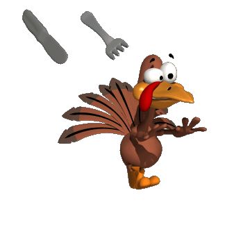 Turkey Gif, Turkey Images, Turkey Bird, Calvin And Hobbes Comics, Fork And Knife, Happy Thanksgiving Turkey, Happy Wednesday Quotes, Thanksgiving Images, Thanksgiving Wallpaper