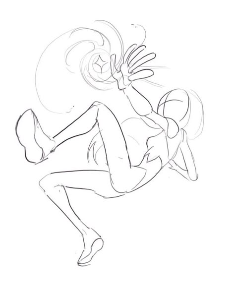 Anime Base Floating, Fluid Reference Poses, Casting A Spell Pose Reference, Casting A Spell Pose, Floating Drawing Reference, Spellcasting Pose, Jump Pose, Action Poses Reference Drawing, Flying Poses Drawing