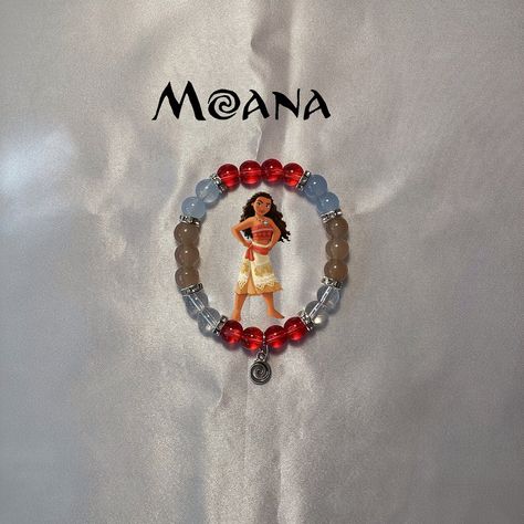 Moana Bracelet Ideas, Moana Bracelet, Disney Princess Bracelet, Rapunzel Bracelet, Moana Jewelry, Princess Bracelets, Pulseras Aesthetic, Princess Bracelet, Disney Bracelet