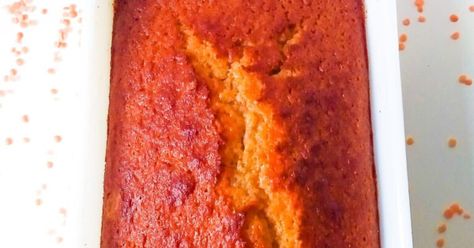 Sweet Polenta Cake With Red Lentils and Apricot Jam (Loaf Cake) | Foodtalk Lentil Dessert Recipes, Sweet Polenta, Lentil Dessert, Pork Chops Juicy, Lentil Cake, Red Lentil Recipes, Coconut Banana Bread, Polenta Cake, Polenta Cakes