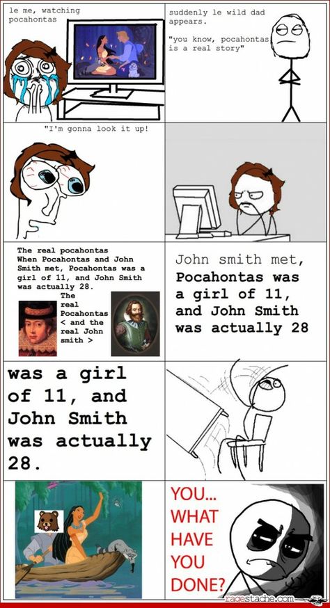 Ew stop. My childhood is ruined. Derp Comics, Childhood Ruined, Laugh Till You Cry, Rage Faces, Meme Comics, Rage Comics, John Smith, Comic Collection, Disney Fun