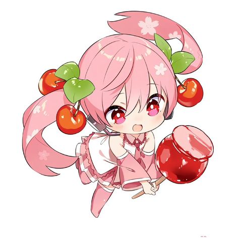 Miku Hatsune Chibi, Sakura Miku, Miku Hatsune Vocaloid, Happy 16th Birthday, Chibi Anime Kawaii, Miku Hatsune, Chibi Characters, Hobby Shop, Anime Drawings Tutorials