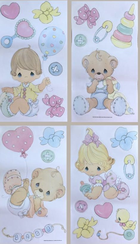 Winnie The Pooh Drawing, Boys Decal, Buttons And Bows, Precious Moments Coloring Pages, Precious Moments Dolls, Hello Kitty Baby, Girl Decals, Baby Bears, Easy Love Drawings