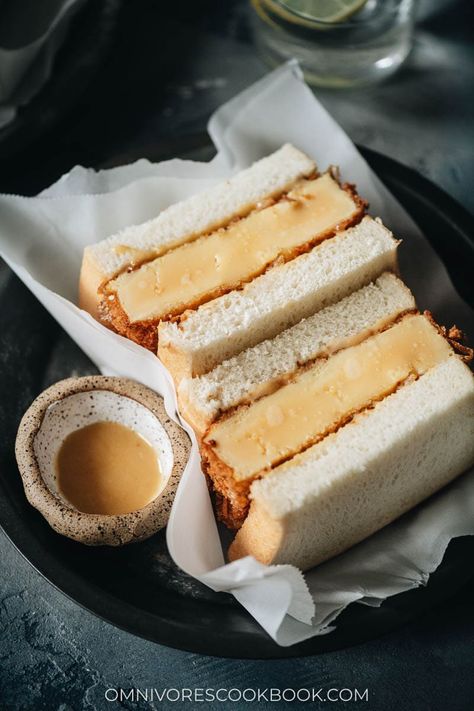 Egg Katsu Sando (Shake Shack Copycat) Katsu Sando, Kue Macaroon, Steamed Eggs, Egg Sandwich, Shake Shack, Egg Sandwiches, Chinese Cooking, Wrap Sandwiches, Sweet And Sour Pork