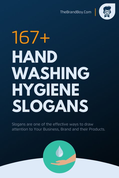 151+ Catchy Hand Washing Hygiene Slogans - thebrandboy.com Cool Slogans, Hand Hygiene, Hand Washing