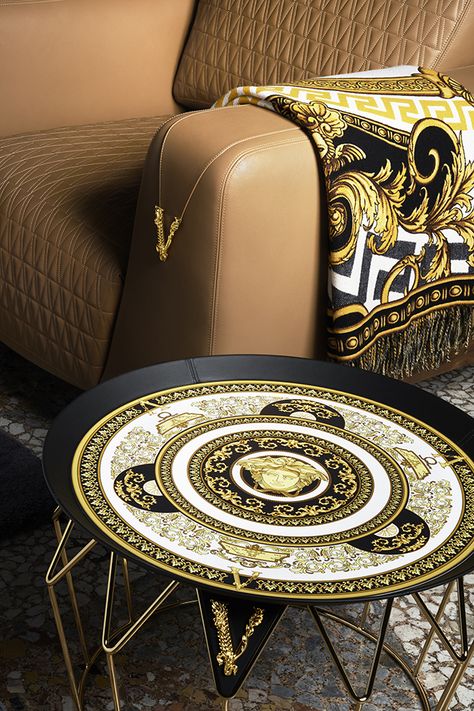 Designer Brand Aesthetic, Versace Wedding, Versace House, Versace Home Decor, Versace Furniture, Versace Pattern, Mood Board Interior Design, Retail Store Interior Design, Versace Brand