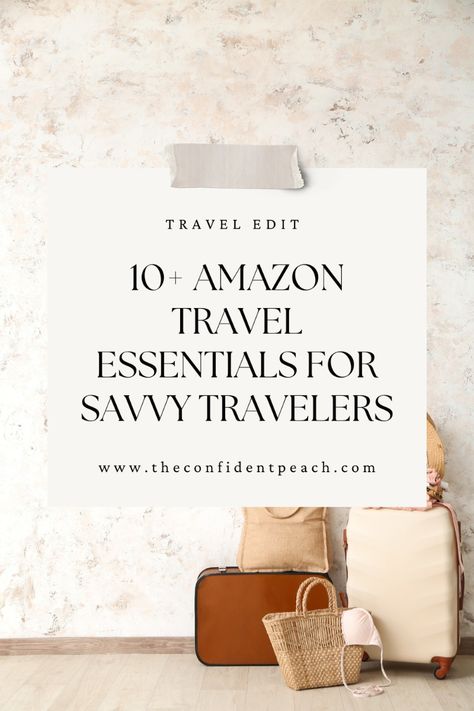 The Top Amazon travel essentials you must have for your next adventure. Shop a curated selection of travel must-haves, including convenient gadgets, comfortable gear, and practical accessories. Ensure a hassle-free and enjoyable trip with these highly-rated Amazon travel essentials, perfect for any traveler. Read more...   #AD #amazon #amazonessentials #traveleseensetials #travelkit #travelmusthaves #tripessentials #planeessential #Vacationessential Vacationchecklist #travelchecklist #travel #fashionista #amazon #amazontravelessentials #amazondeals #vacation #flight#fashionista #amazon #amazontravelessentials #amazondeals #vacation #flight Amazon Travel Essentials, Practical Accessories, Packing Organizers, Travel Finds, Amazon Travel, Travel Must Haves, Travel Games, Travel Checklist, Packing Cubes