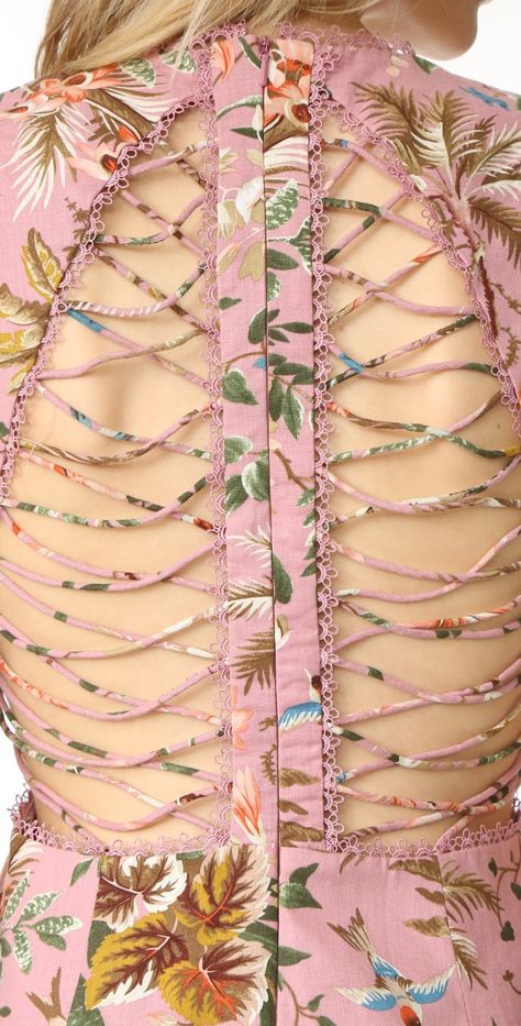 Zimmermann Tropicale Lattice Dress | SHOPBOP Lattice Dress, Sewing Embellishments, Material Girls, Diy Inspiration, Sewing Inspiration, Lattice, Accessories Design, Your Style, Beautiful Dresses