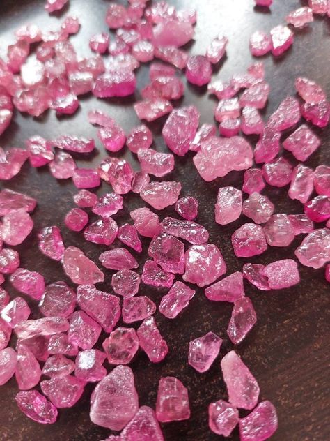 50 Pieces Ruby Rough ~Ruby Gemstone ~Ruby Raw~ Pink Ruby GemStone ~Precious Ruby Rough ~Loose Gemstone~6-10 Mm Raw Ruby, Pink Ruby, Ruby Crystal, Ruby Stone, Spiritual Wisdom, July Birthstone, Ruby Gemstone, Natural Ruby, Crystal Gems