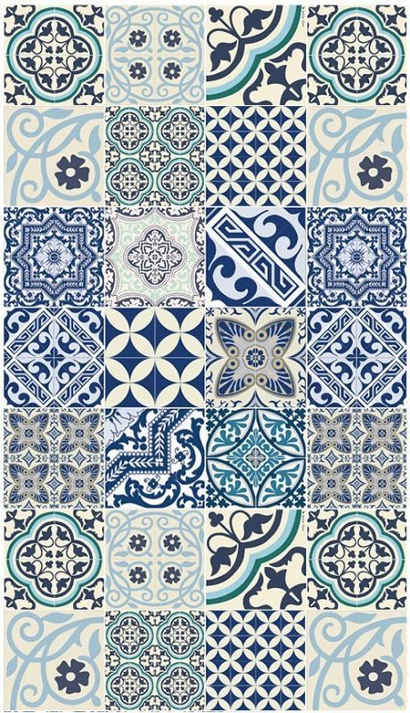 Stary Papier, Blue Delft, Desain Buklet, Delft Tiles, Portuguese Tiles, Vinyl Floor Mat, Islamic Art Pattern, Tiles Texture, Style Tile