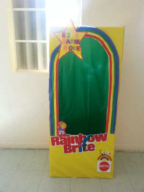 Rainbow Brite Trunk Or Treat, Rainbow Brite Birthday Party, Rainbow Brite Party, Rainbow Brite Birthday, Cartoon Party, Barbie Theme Party, Barbie Theme, Rainbow Birthday Party, 80s Cartoon