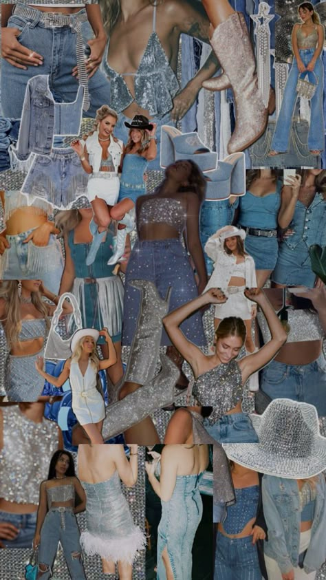 Diamonds And Denim Bachelorette, Denim And Disco, Denim Bachelorette Party, Denim Bachelorette, Denim Themed Party Outfit, Bachelorette Night Out Outfit Themes, Denim And Diamonds Bachelorette Party, Party Outfit Themes, Diamonds Bachelorette