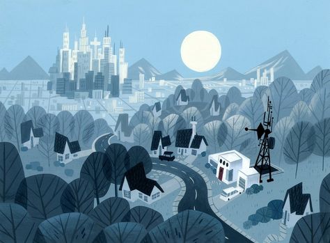 Lou Romano Lou Romano, Background Designer, Portfolio Examples, Girl Background, The Powerpuff Girls, The Powerpuff, Samurai Jack, Background Art, Cartoon Background