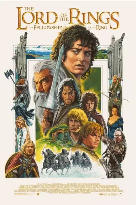 Wisdom begins in wonder - Imgur Christopher Lee, Into The West, Lotr Art, Tolkien Art, New Line Cinema, Movie Posters Design, Fellowship Of The Ring, Goonies, Alternative Movie Posters