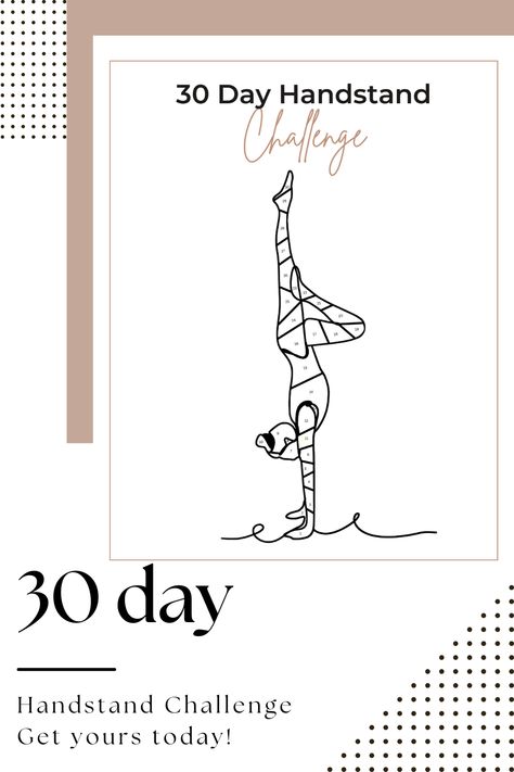 Track your daily handstand progress from your yoga journey or if you want to build a new fitness habit for yourself. Build your habit and follow your journey with this original and creative 30 day handstand challenge. Color each day following the numbers and see your progress grow! Follow your own mental strength while creating beautiful art and feel accomplished! Instant Download includes: 1 PDF file which includes: - 1 30 day Handstand Tracker - 1 Instruction page Yoga Tracker, 30 Day Habit Tracker, Habit Tracker Printable Monthly, 30 Days Of Yoga, Handstand Challenge, Effective Workout Plan, 30 Days Challenge, Printable Habit Tracker, 30 Day Yoga