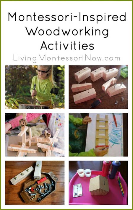 Woodworking is a great practical life activity for children at a variety of ages. Kids Woodworking Projects, School Gardens, Advanced Woodworking Plans, Life Activities, Practical Life Activities, Block Area, Woodworking Kits, Woodworking Tools Workshop, Woodworking School