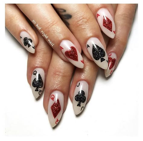 Sept Nails, Vegas Nail Art, Boujee Nails, Las Vegas Nails, Uñas Ideas, Halloween Parejas, Vegas Nails, Vegas Birthday, Valentine Nail