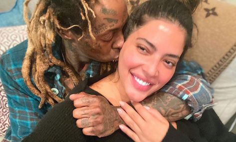 Rapper Lil Wayne and his model girlfriend Denise Bidot are still confusing fans with their vague posts about the future of their relationship. The plus size beauty took to Instagram on Sunday, May 2 to share her first post in months, uploading a black and white photo of her... Lil Wayne Girlfriend, Photos With Boyfriend, Money Rapper, Lil Wayne Daughter, Rapper Lil Wayne, Young Money, Big Kiss, Black Entertainment, Sweet Pic