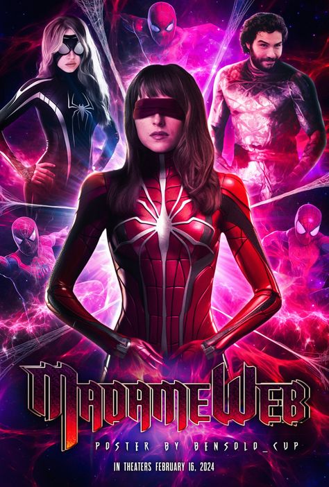 Madame Web Movie, Madame Web Marvel, Web Movie, Madame Web, Daniel Johns, Dark Comedy, Marvel Films, Spider Woman, Comedy Films