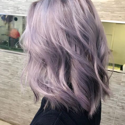 Ash Purple Hair, Lilac Grey Hair, Grey Balayage, Purple Grey Hair, Purple Balayage, Purple Ombre Hair, Purple Tips, Sterling Grey, Light Highlights