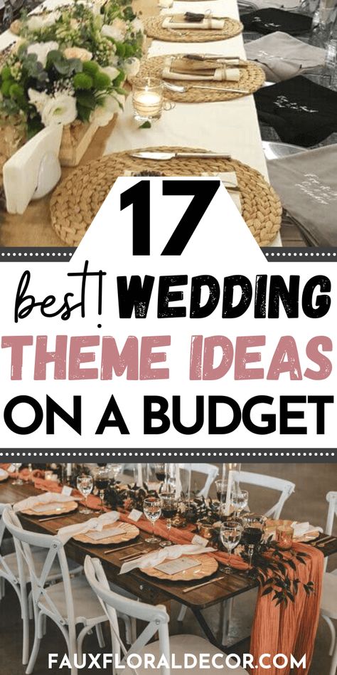 17 Best Wedding Theme Ideas By Color You Can Easily Recreate On A Budget Olive Green Centerpieces Wedding Ideas, Diy Wedding Centerpieces On A Budget, Rustic Wedding Theme Ideas, September Wedding Ideas, Romance Wedding Theme, Fall Wedding Themes, Theme Wedding Ideas, Outdoor Wedding Centerpieces, Wedding Themes Ideas