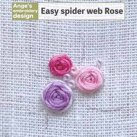 김 용선 on Instagram‎: "🤗Ange’s embroidery design
🧵Hand embroidery tutorial for Beginners
🪡
▫️Spider web rose stitch
▫️French knot stitch 
▫️Stem stitch 
▫️Lazy daisy stitch 

#프랑스자수 #자수 #刺繍 #broderie #embroidery #bordado #گلدوزی
#ricamo #вышивка #刺绣 #broderi #nakış #bordadoamano #sticken 
#handstitched #stickerei  #stitching #handwork #embroideryart #broderieart #dmcembroidery 
#needlework #bordados #handmade #手芸"‎ Rose Stitch, Knot Stitch, Stem Stitch, French Knot Stitch, S Embroidery, Daisy Stitch, Lazy Daisy Stitch, Hand Embroidery Tutorial, Embroidery Tutorial