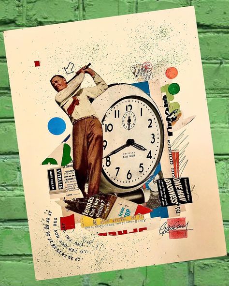 @genedanielgrayartist shared a photo on Instagram: “▪️TEE TIME▪️8”x 10”// ORIGINAL Mixed Media Analogue Collage • • • • • • • • #collage #collageart #genedanielgray #streetart #artcollector…” • Sep 19, 2020 at 3:11pm UTC Analogue Collage, Collage Collage, Hair Cream, Art Collector, Collage Art, Street Art, A Photo, Mixed Media, Collage