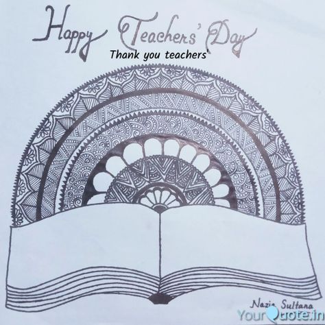 Teachers'Day special Mandala Art Teacher's Day Mandala Art, Teacher Day Mandala Art, Teacher's Day Card Ideas, Teachers Day Drawing, Teachers Day Special, Happy Teachers Day Card, Ice Cream Coloring Pages, Mandala Book, Teachers Day Card