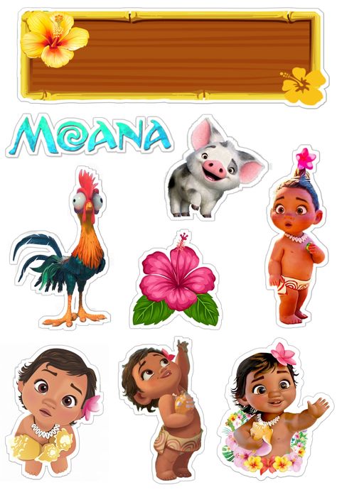 Fotos De Dani Toppers Personalizados Em Topper Baby Moana Cake Topper, Moana Printables, Moana Cakes, Moana Centerpieces, Moana Cake Topper, Moana Birthday Cake, Moana Birthday Party Theme, Moana Theme Birthday, Festa Moana Baby